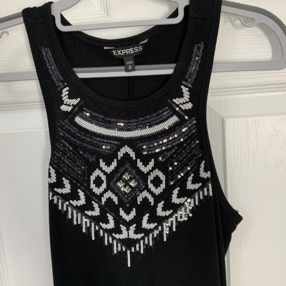 Black Bodycon Dress Express - Picture 3 of 11